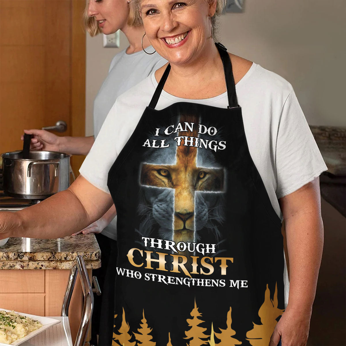 I Can Do All Things - Personalized Apron for Women