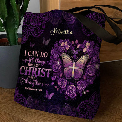 Matthew 5:8 Gift for Women - Personalized Tote Bag GTTJS10247