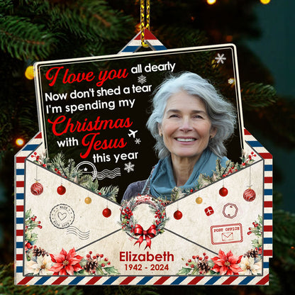 Letter From Heaven - Personalized Acrylic Ornament GOJS10139