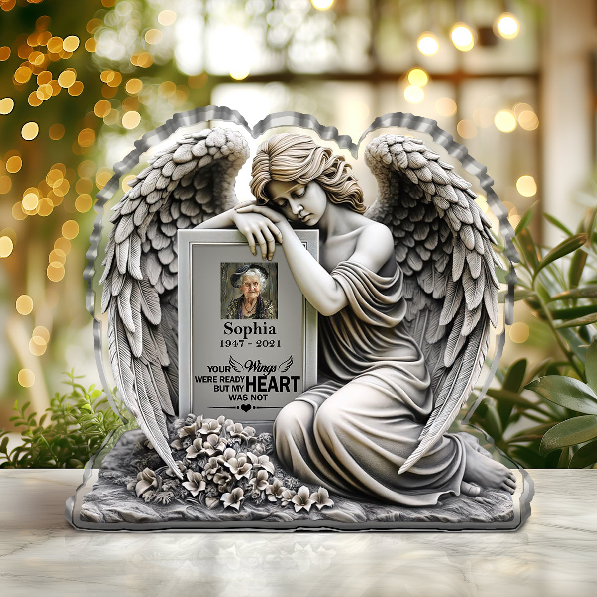 Your Wings Were Ready - Memorial Acrylic Plaque GAPJS10297