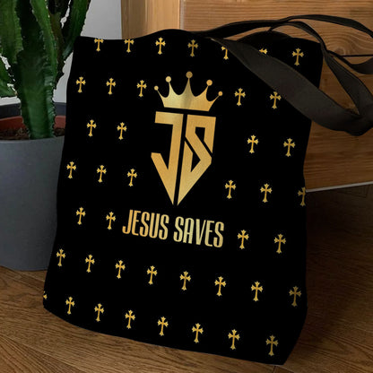 Jesus Saves - Inspirational Christian Tote Bag GTTJS10219