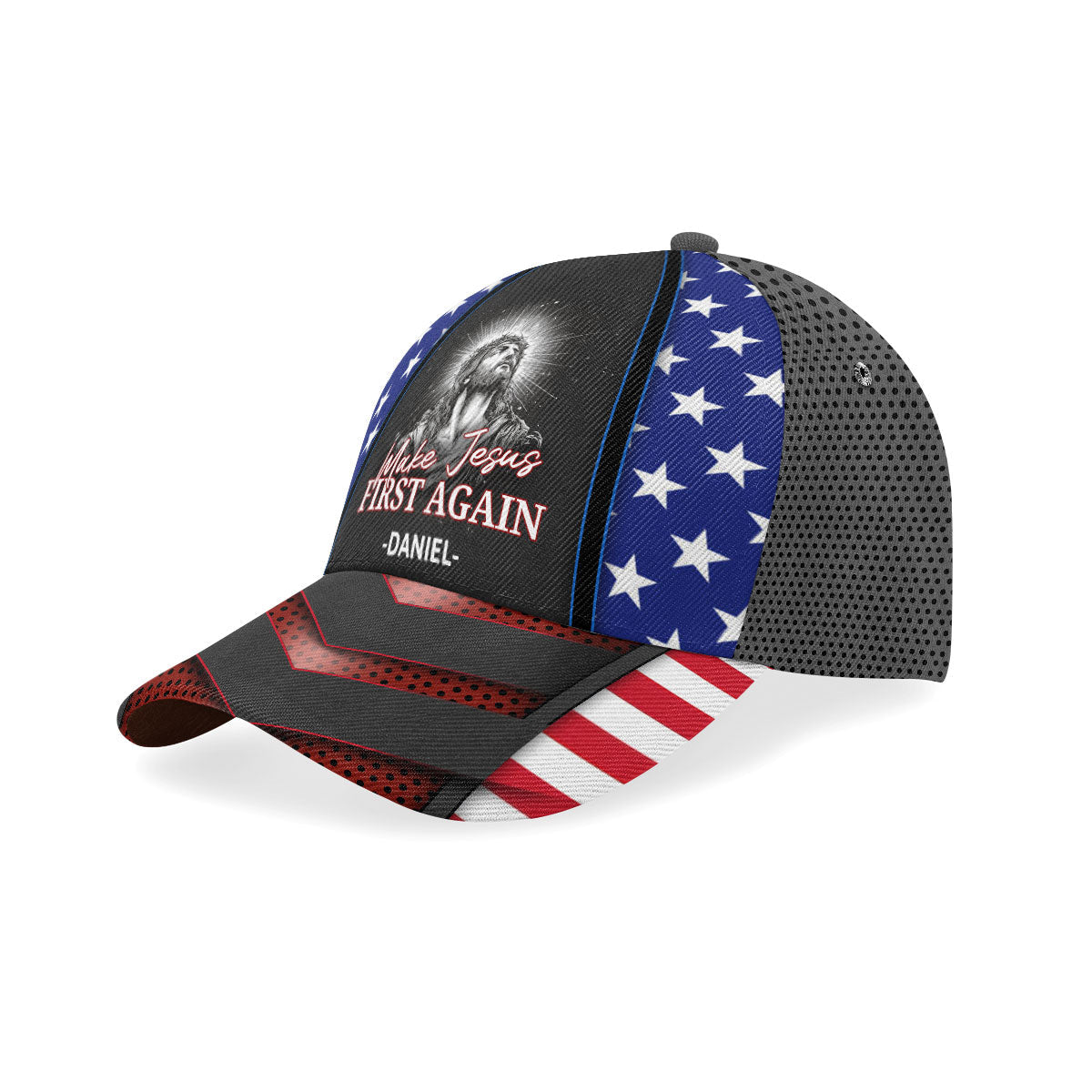 Make Jesus First Again - Personalized Classic Cap Faith
