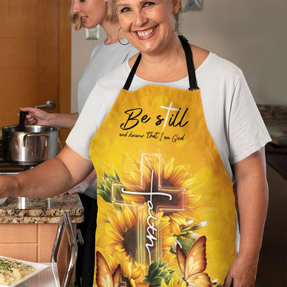 Be Still And Know That I Am God - Apron - Christian Kitchenware