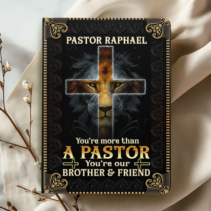 You Are More Than A Pastor - Personalized Leather Notebook GMJSNB200048