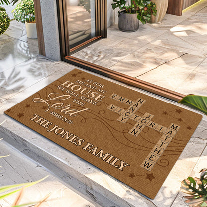Bible Verse - Personalized Doormat for Christian Homes