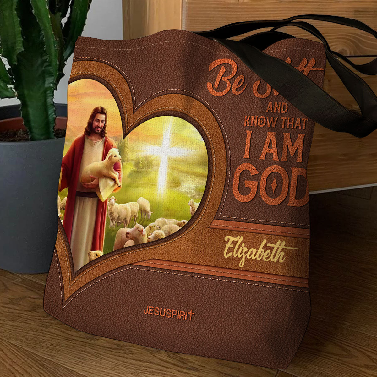 Be Still And Know That I Am God - Tote Bag - Personalized Gift for Christian Women GTTJS10063