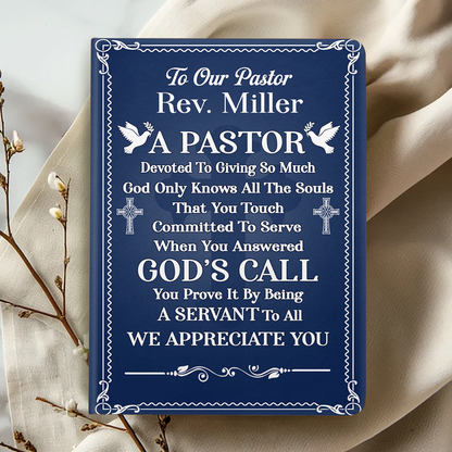 Faithful Christian Keepsake - Personalized Leather Cover Notebook GMJSNB200049