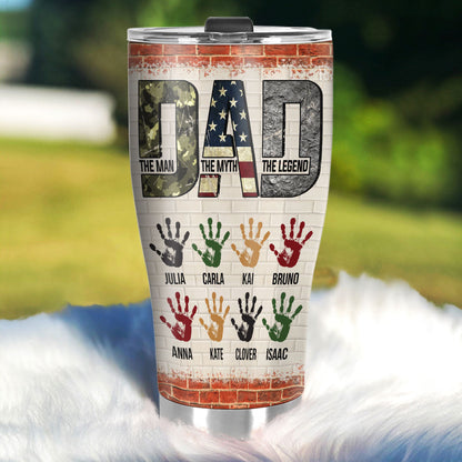 Dear Dad, You're Always Our Number 1 - Personalized Tumbler
