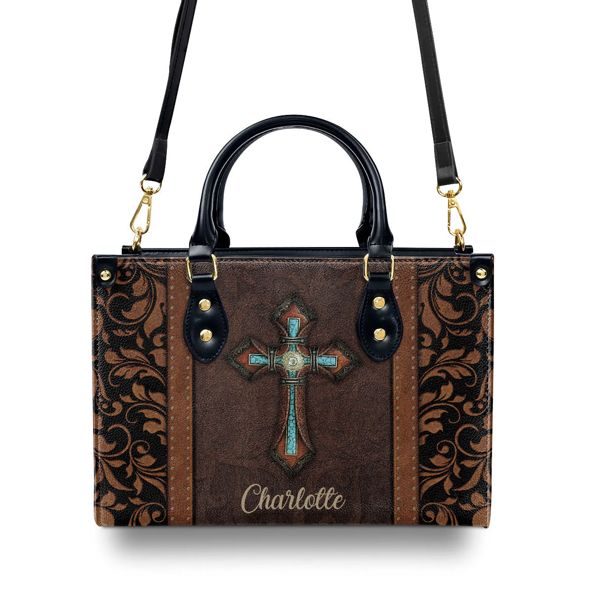 Faith-Inspired - Personalized Leather Handbag GMJSLB200108