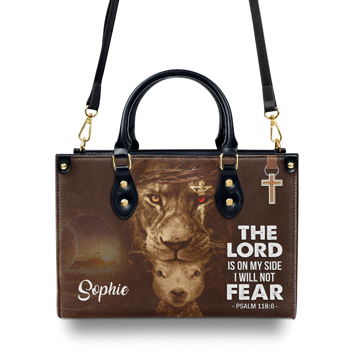 Faith-Inspired - Personalized Leather Handbag for Women GMJSLB200082