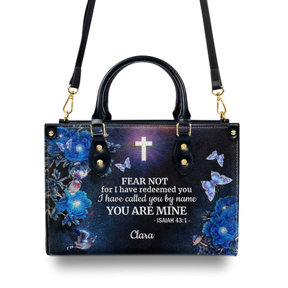 I Have Called You By Name - Personalized Leather Handbag GMJSLB200080
