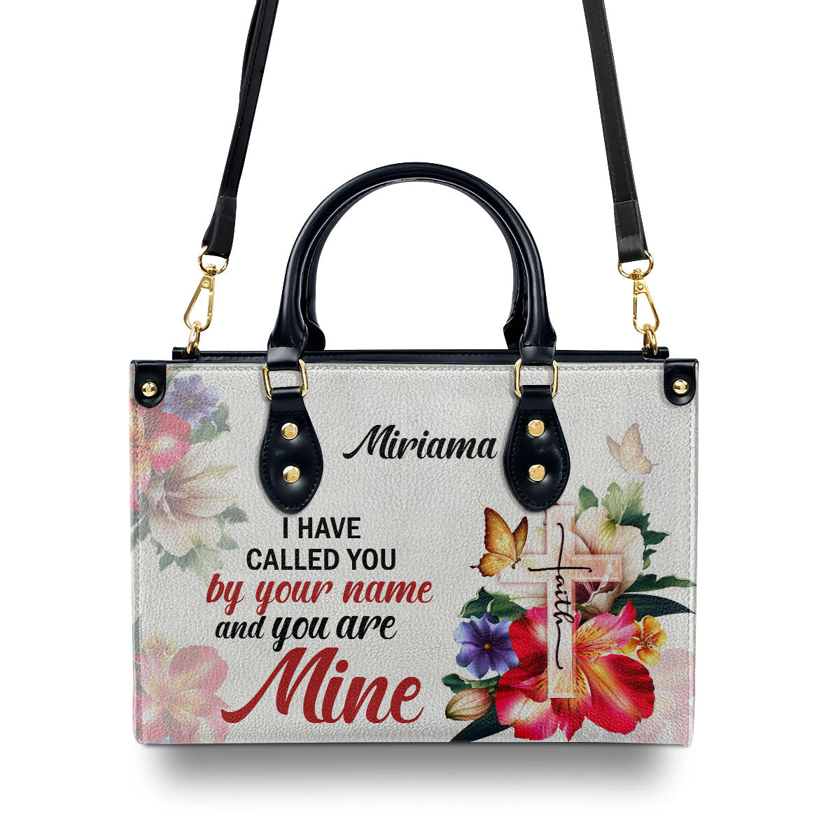 Faith-Inspired - Personalized Leather Handbag GMJSLB200091