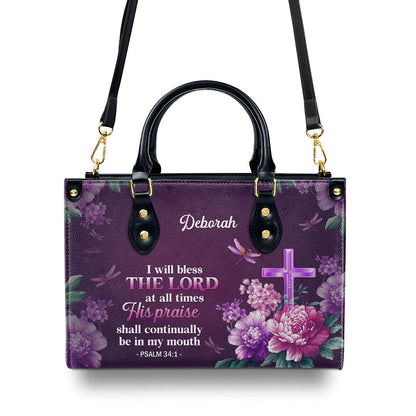 Faith Quote - Christian Leather Handbag GMJSLB200096