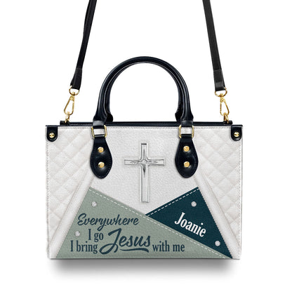 Faith-Inspired Leather Handbag - Personalized Christian Gift for Women GMJSLB200082