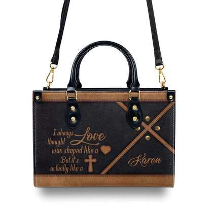 Faith-Inspired - Personalized Leather Handbag for Women GMJSLB200105