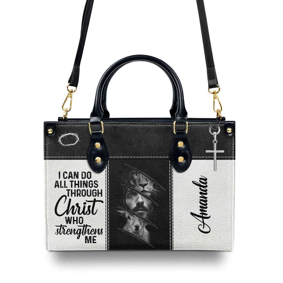 Faith-Inspired - Personalized Leather Handbag for Women GMJSLB200108