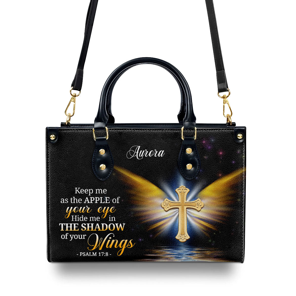 Faith-Inspired Leather Handbag - Personalized Gift for Her GMJSLB200072