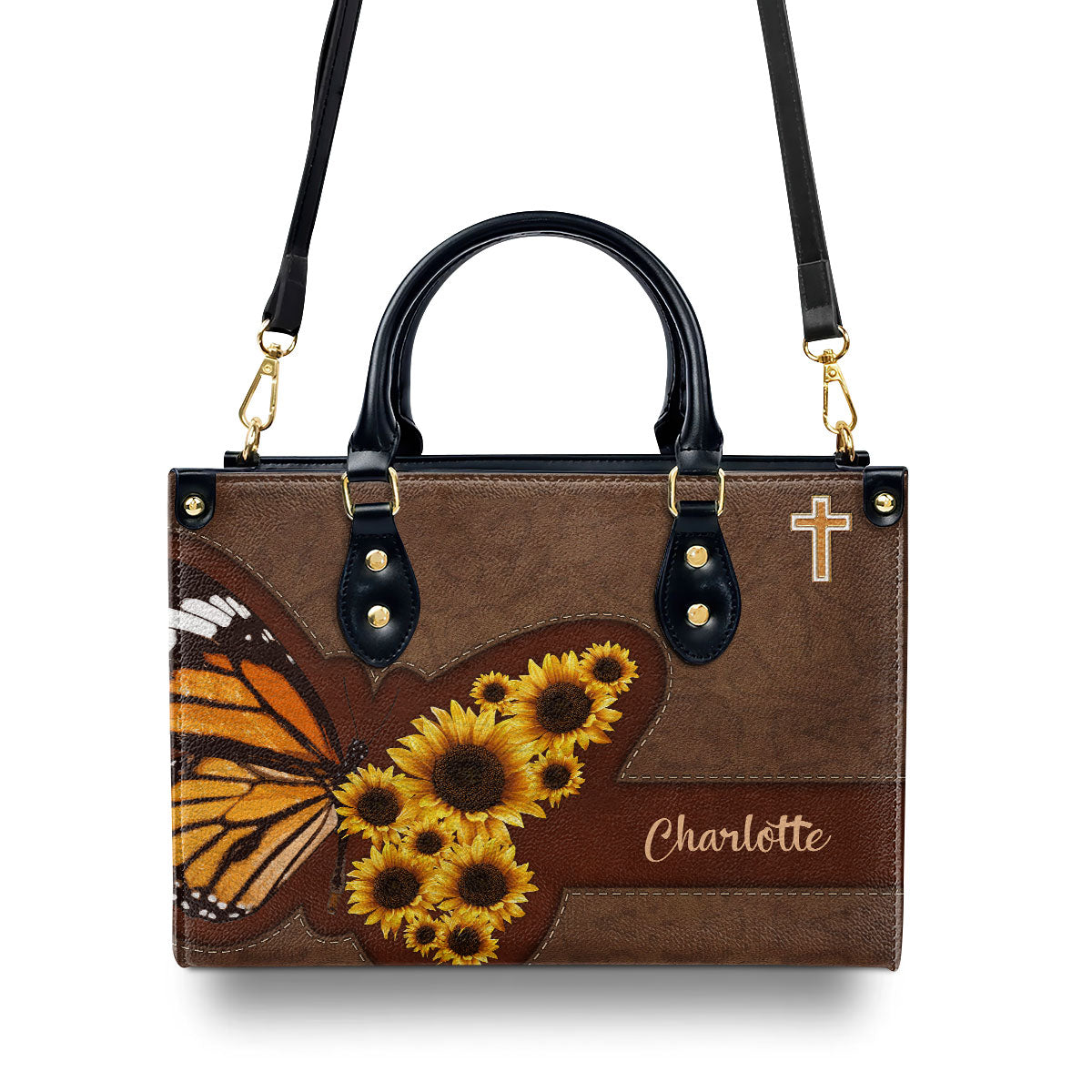 Faith-Inspired - Personalized Leather Handbag GMJSLB200076