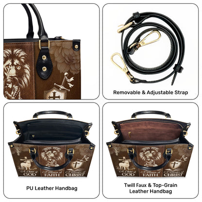 Faith-Inspired Leather Handbag - Personalized Women's Gift GMJSLB200030