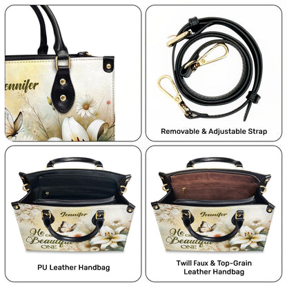 He Calls Me Beautiful One - Personalized Leather Handbag - Gift for Women GMJSLB200026