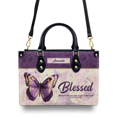 Trust in the Lord - Personalized Leather Handbag GMJSLB200054