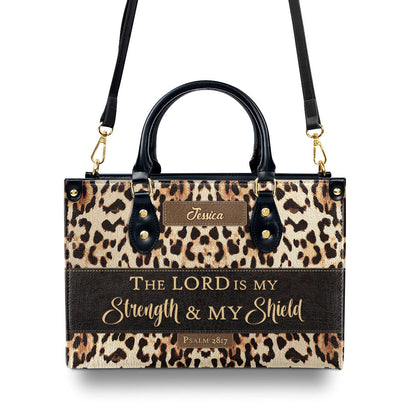 Faith Quote - Personalized Leather Handbag - Gift for Women GMJSLB200046