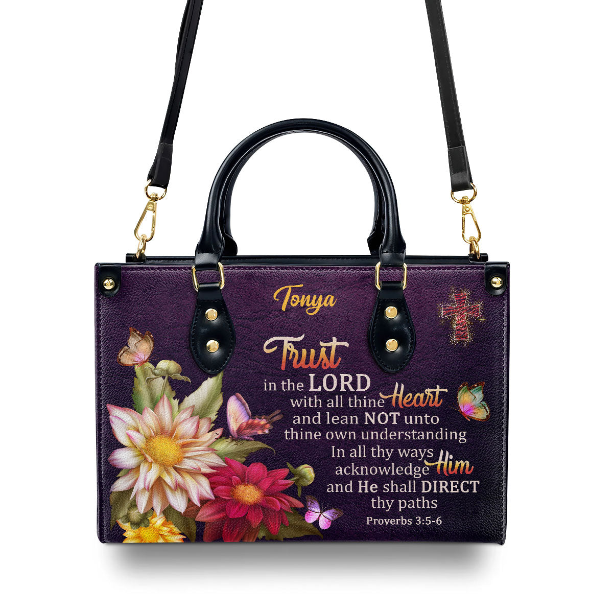 Trust In The Lord - Leather Handbag GMJSLB200084