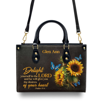 Faith-Inspired - Personalized Leather Handbag GMJSLB200103