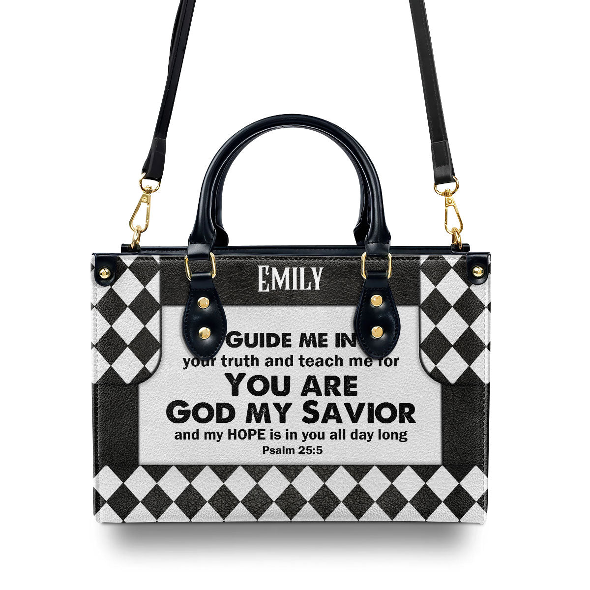 Christian Faith - Personalized Leather Handbag for Women GMJSLB200085