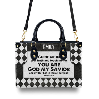 Christian Faith - Personalized Leather Handbag for Women GMJSLB200085