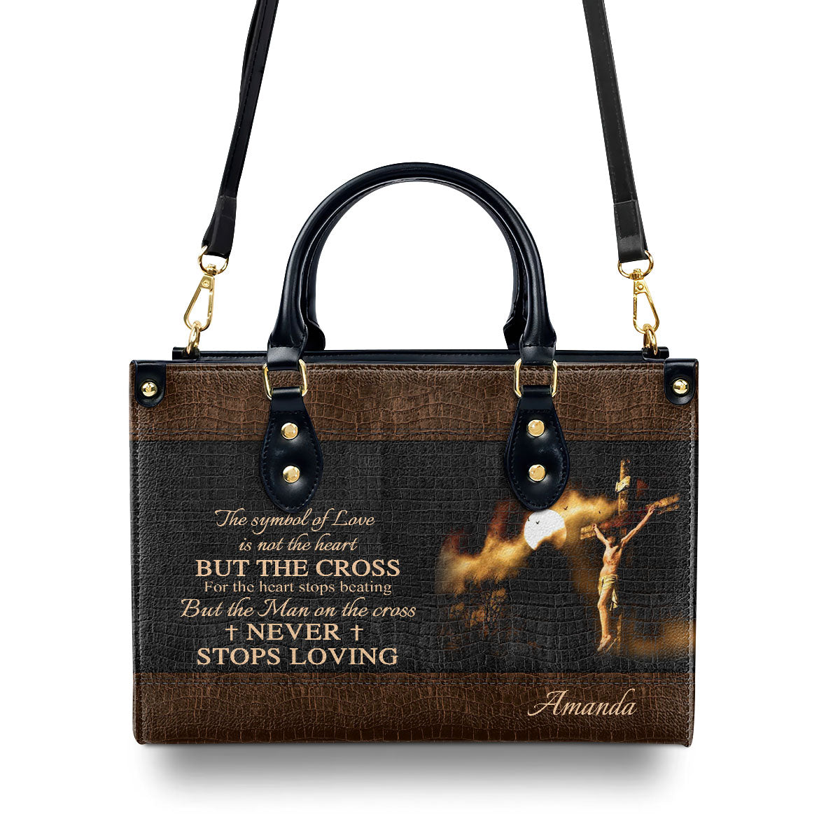Christian Inspiration - Personalized Leather Handbag GMJSLB200095