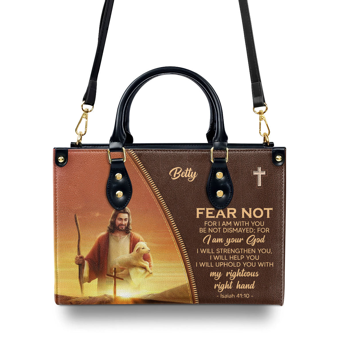 Faith-Inspired - Personalized Leather Handbag GMJSLB200104