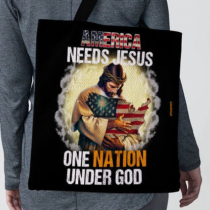One Nation Under God - Inspirational Tote Bag GTTJS10012