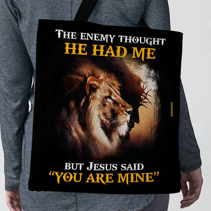 You Are Mine - Christian Tote Bag GTTJS10010
