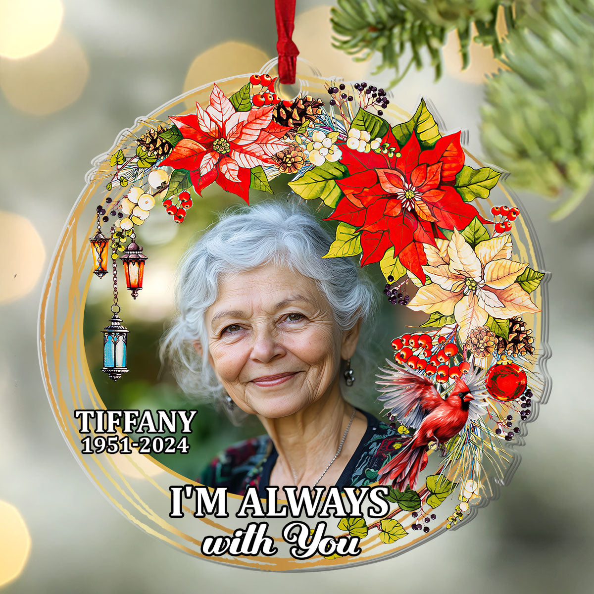 Memorial - Personalized Acrylic Ornament GOJS10142