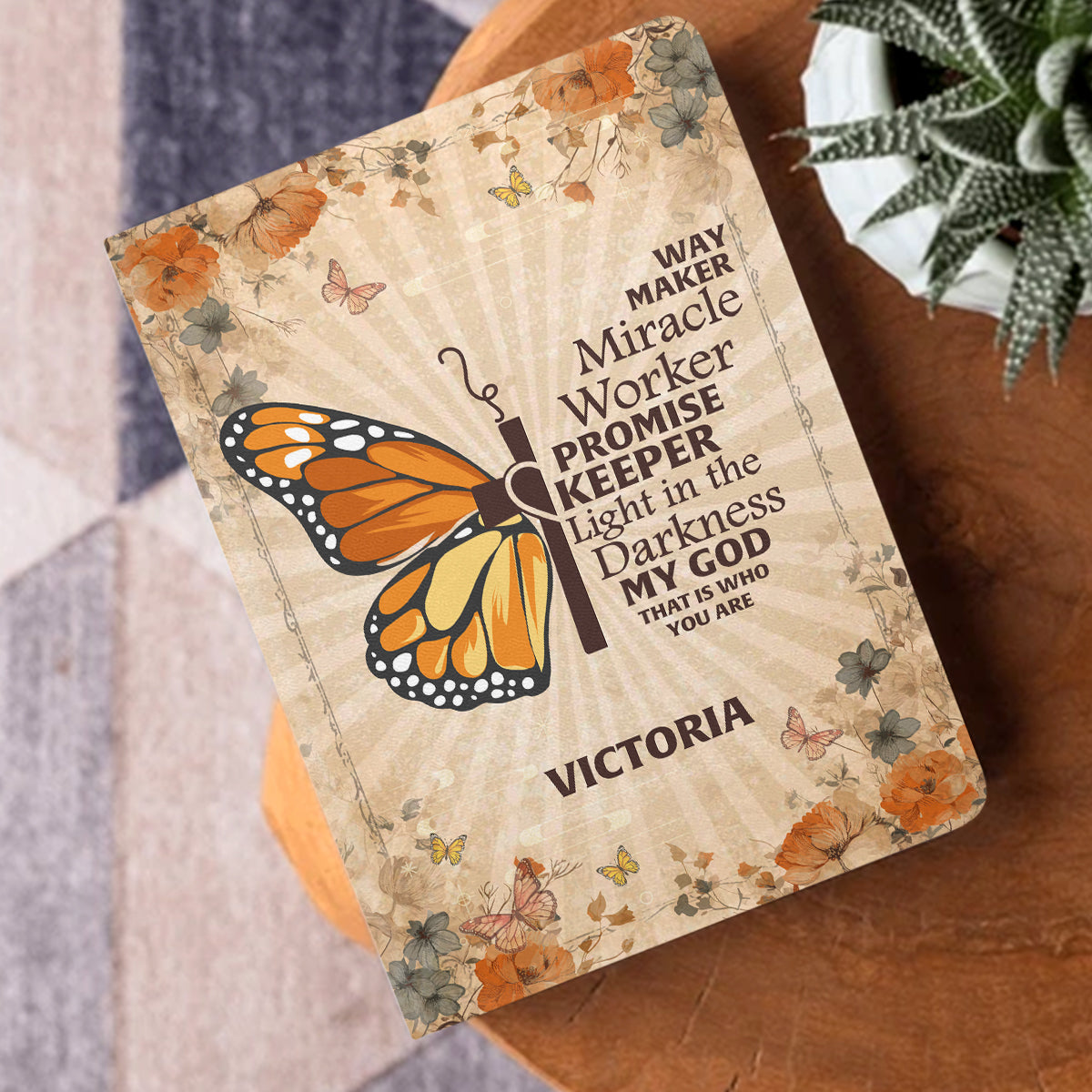 Way Maker - Personalized Leather Cover Notebook GMJSNB200098