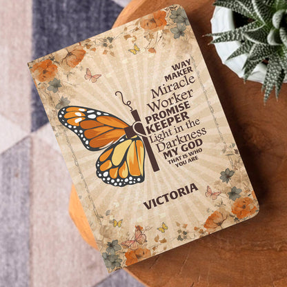 Way Maker - Personalized Leather Cover Notebook GMJSNB200098