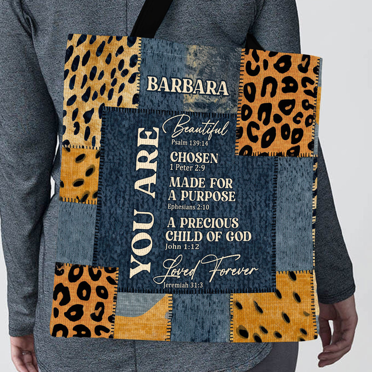 You Are Made For A Purpose - Personalized Christian Tote Bag GTTJS10049