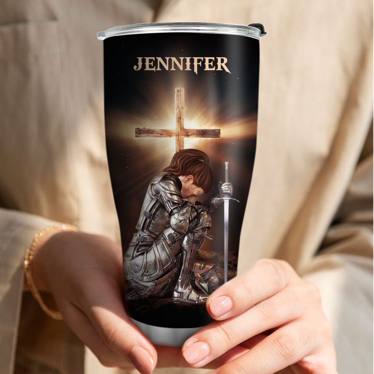 Daughter Of The King - Personalized Stainless Steel Tumbler