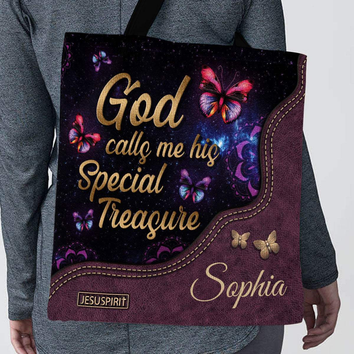 Matthew 5:8 Gift for Women - Personalized Tote Bag GTTJS10102