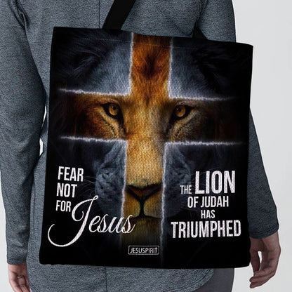 Fear Not - Christian Tote Bag - Inspirational Faith Design GTTJS10169