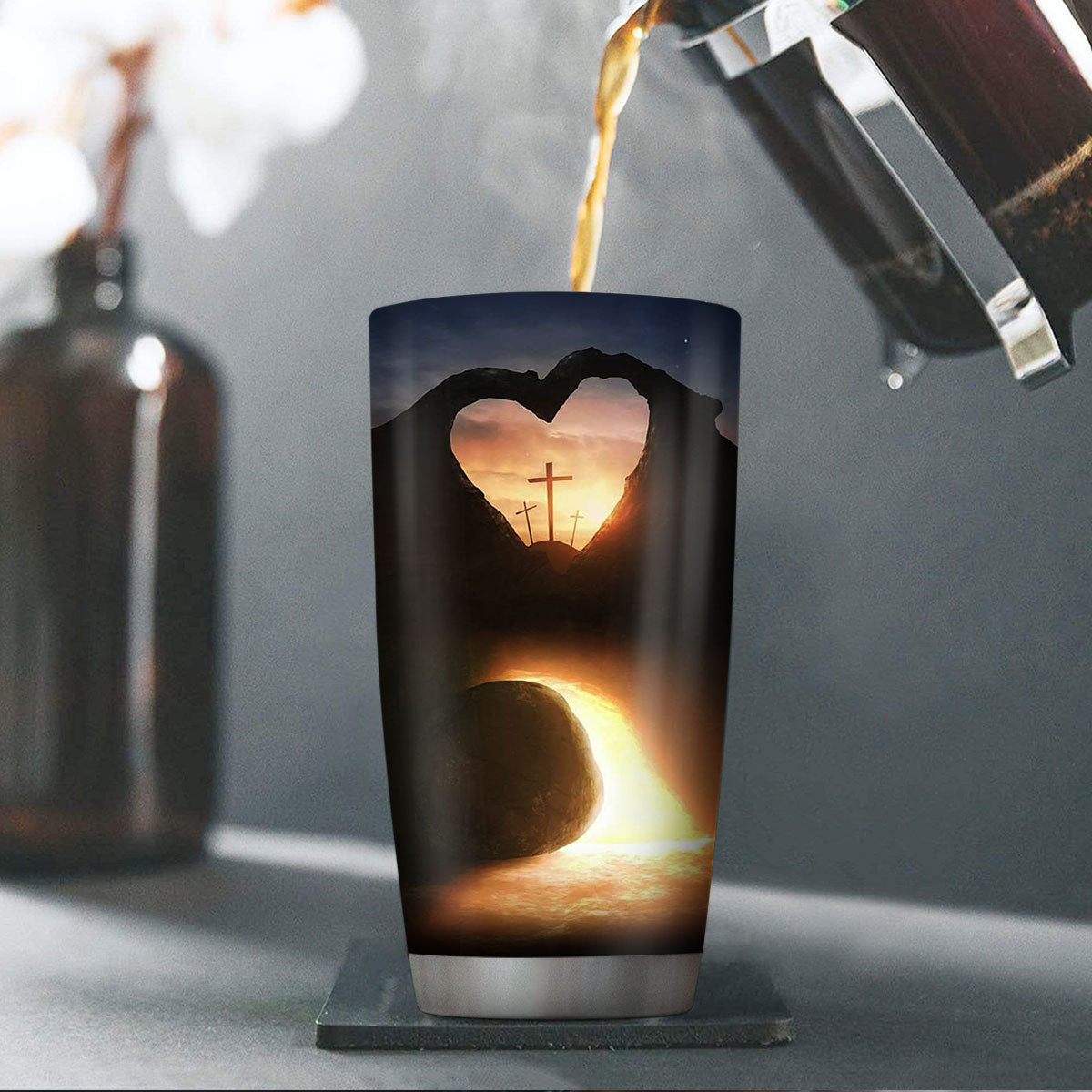 I Am The Light Of The World - Personalized Stainless Steel Tumbler