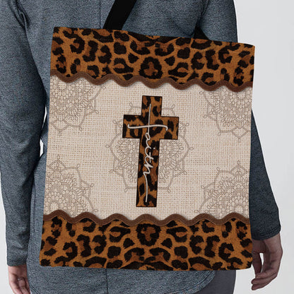 Cross Inspirational Tote Bag for Christian Women GTTJS10213
