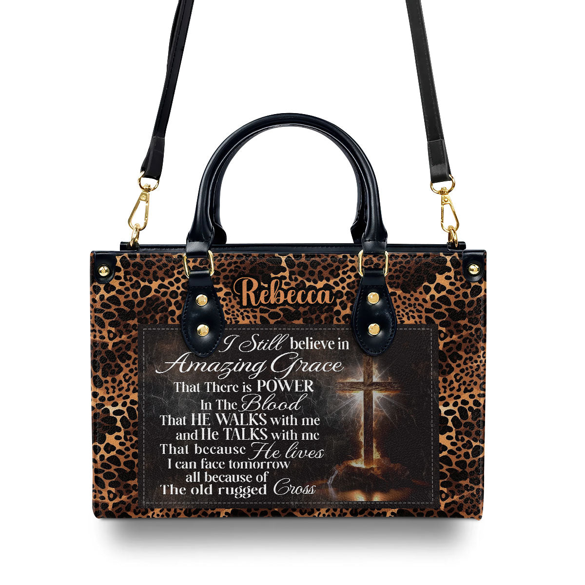 Faith-Inspired - Personalized Leather Handbag GMJSLB200020