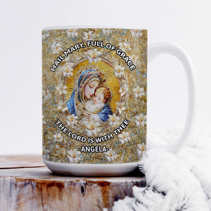 Holy Mary - Personalized Ceramic Coffee Mug