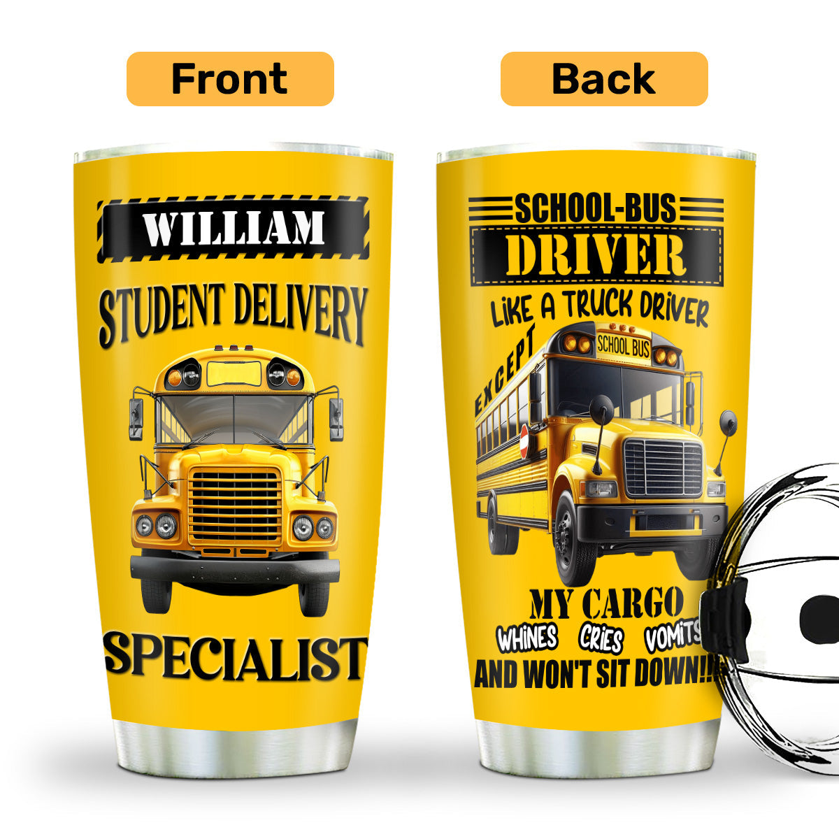 Thank You Bus Driver - Personalized Tumbler
