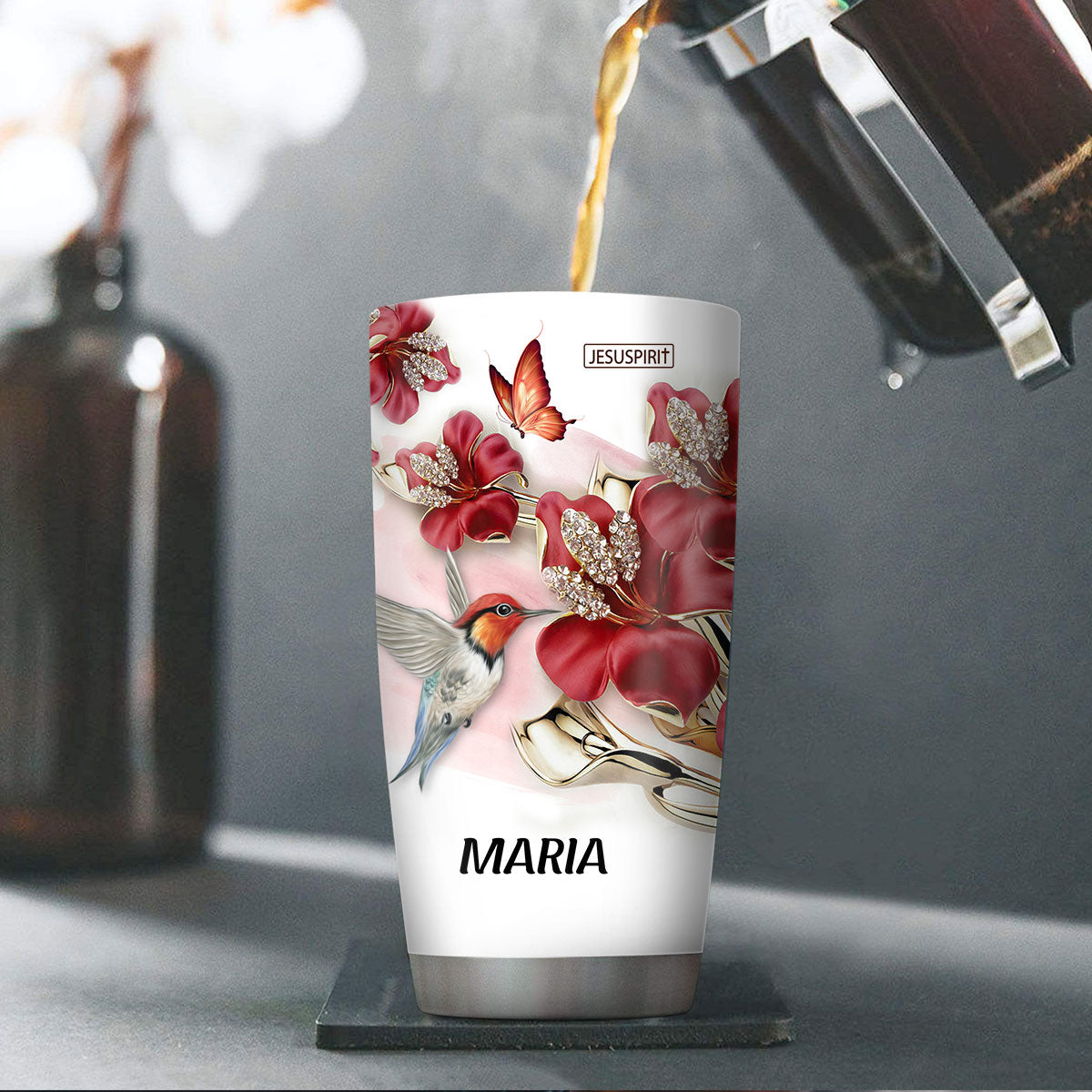 Psalm 139:14 Gift for Her - Personalized Stainless Steel Tumbler