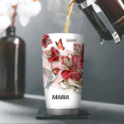 Psalm 139:14 Gift for Her - Personalized Stainless Steel Tumbler