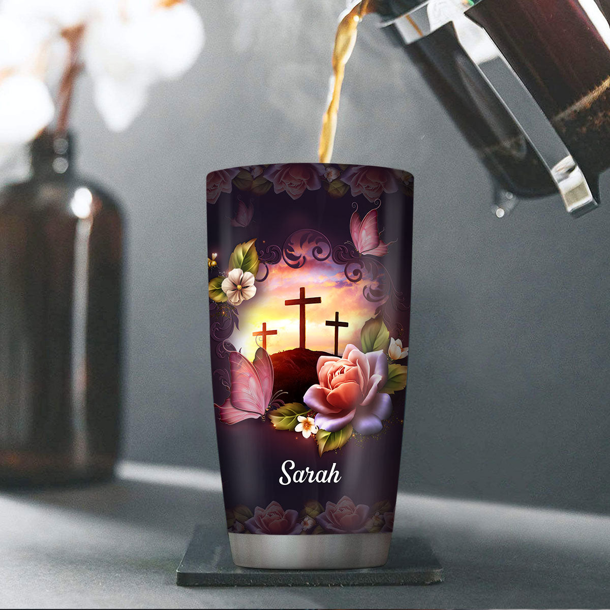 Thy Great Salvation - Personalized Stainless Steel Tumbler