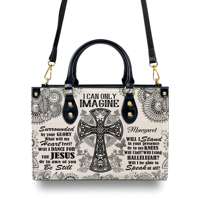 Inspirational Faith - Personalized Leather Handbag GMJSLB200027
